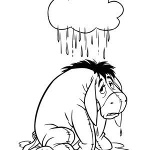 Eeyore coloring pages printable for free download