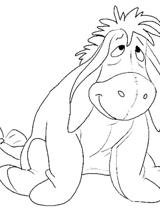 Winnie the pooh coloring page