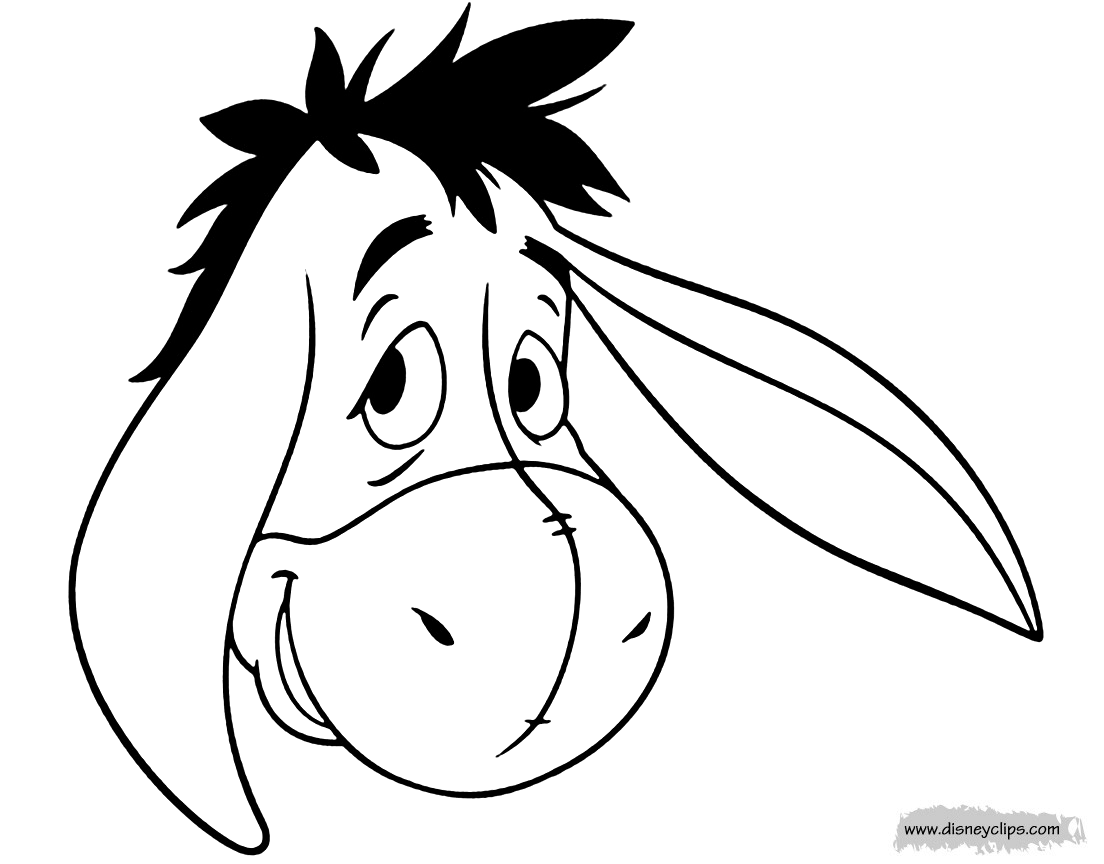 Eeyore coloring pages