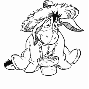 Eeyore coloring pages printable for free download