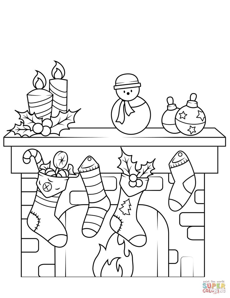 Christmas fireplace coloring page coloring child christmas tree coloring page free christmas coloring pages christmas coloring pages