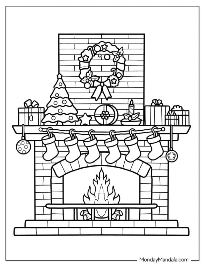 Winter coloring pages free pdf printables