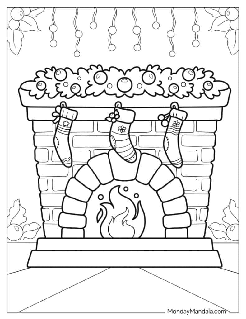 Winter coloring pages free pdf printables