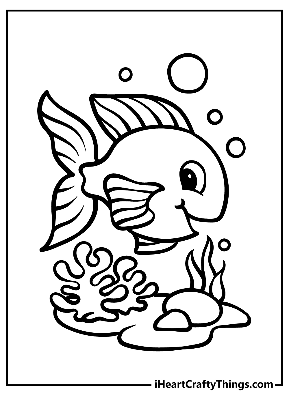 Fish coloring pages free printables