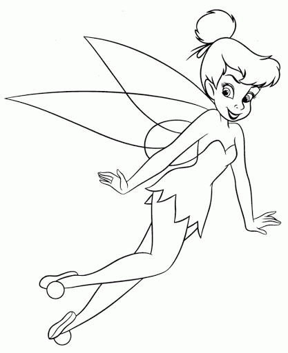 Coloring pages high fly tinker bell coloring pages