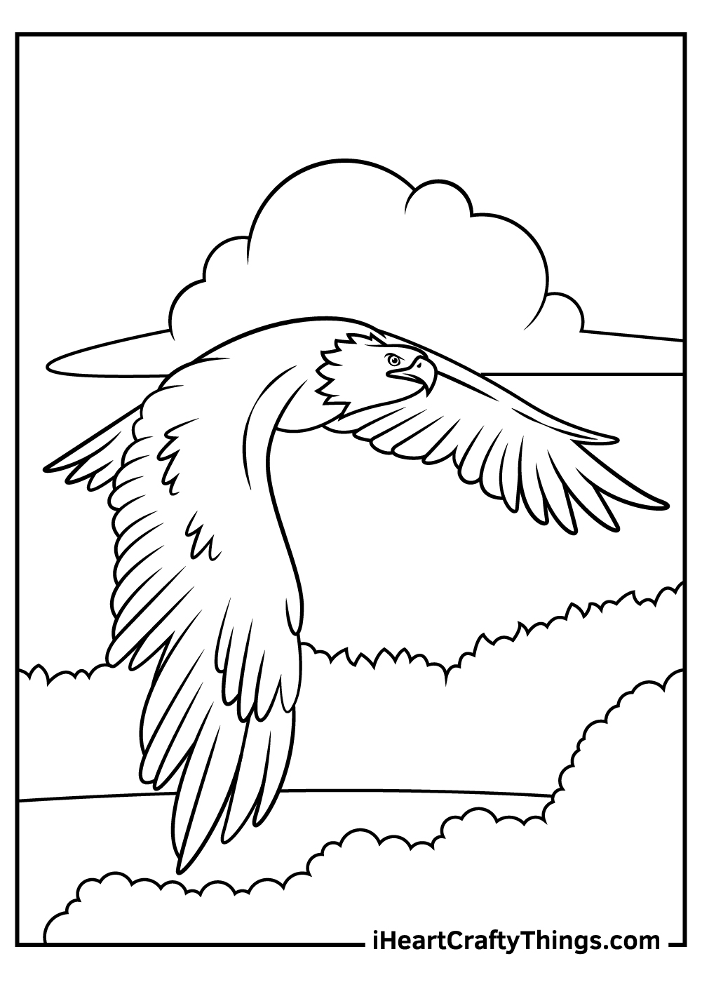 Bald eagle coloring pages updated