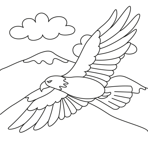 Bald eagle coloring pages free coloring pages