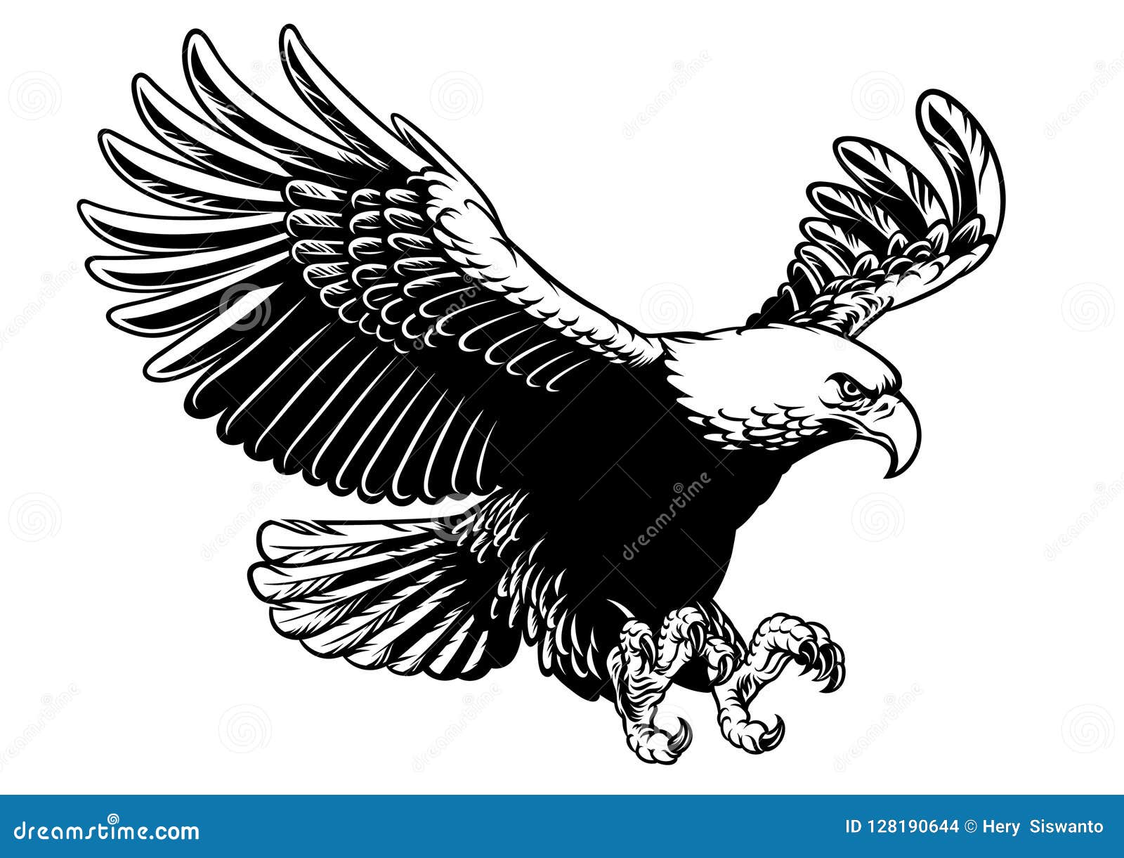 Flying eagle stock illustrations â flying eagle stock illustrations vectors clipart
