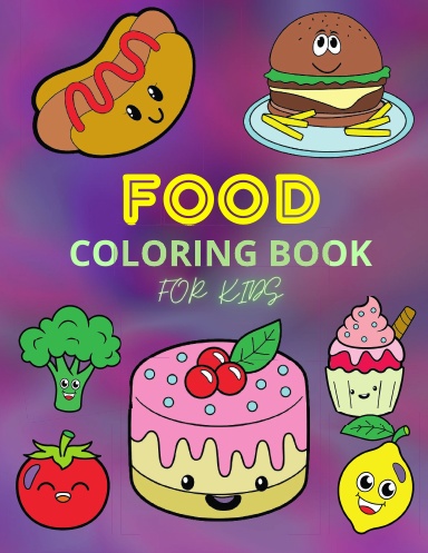 Food coloring book for kids