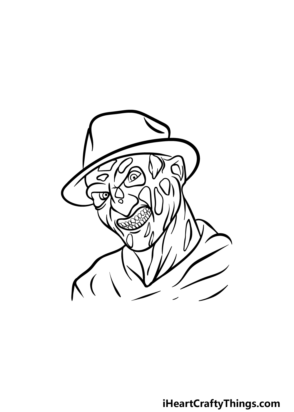 Freddy krueger drawing