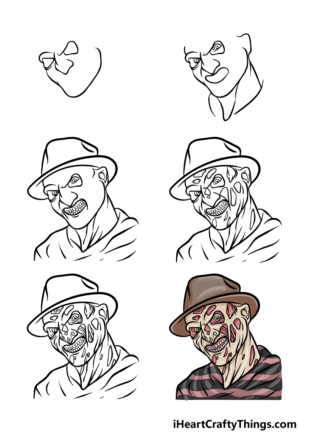 Freddy krueger drawing