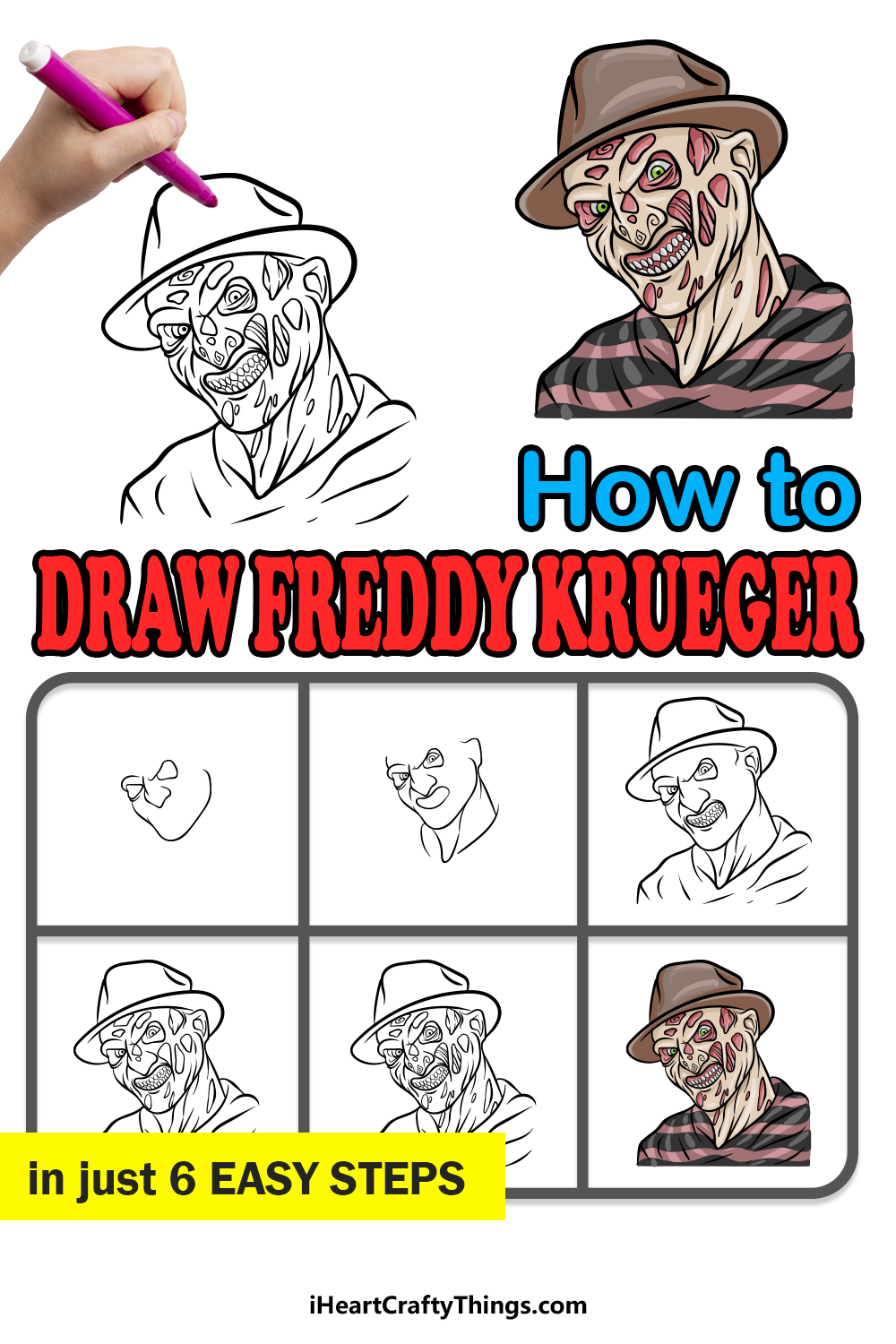 Freddy krueger drawing