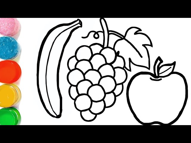 How to draw fruits ðððððstep