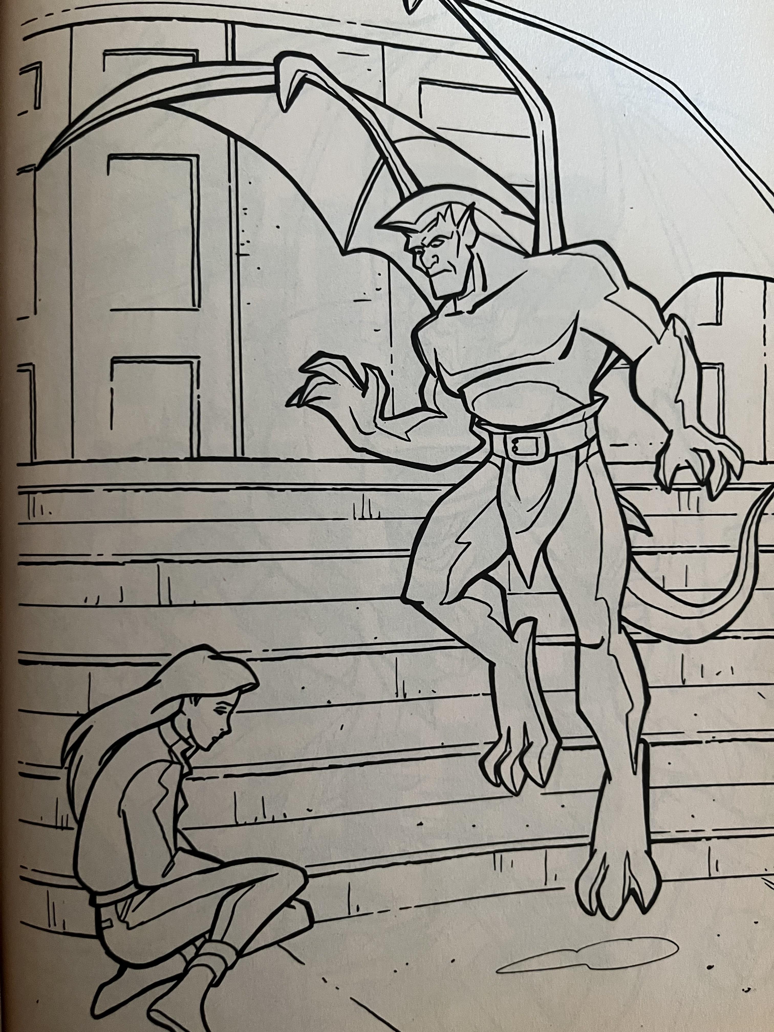 Gargoyles coloring book rgargoyles