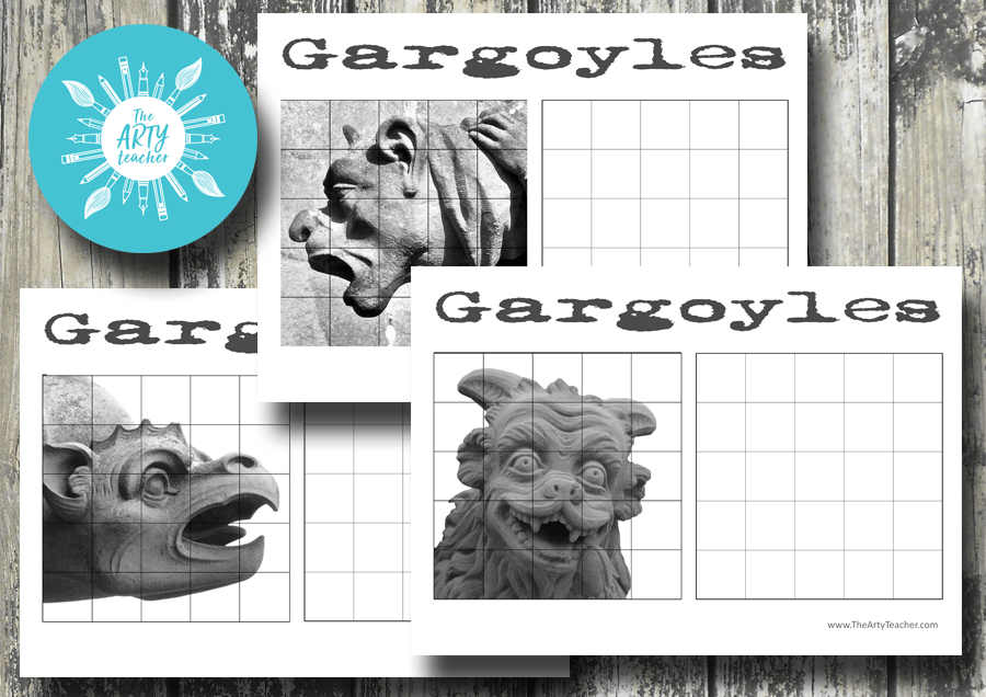 Gargoyle grid drawings