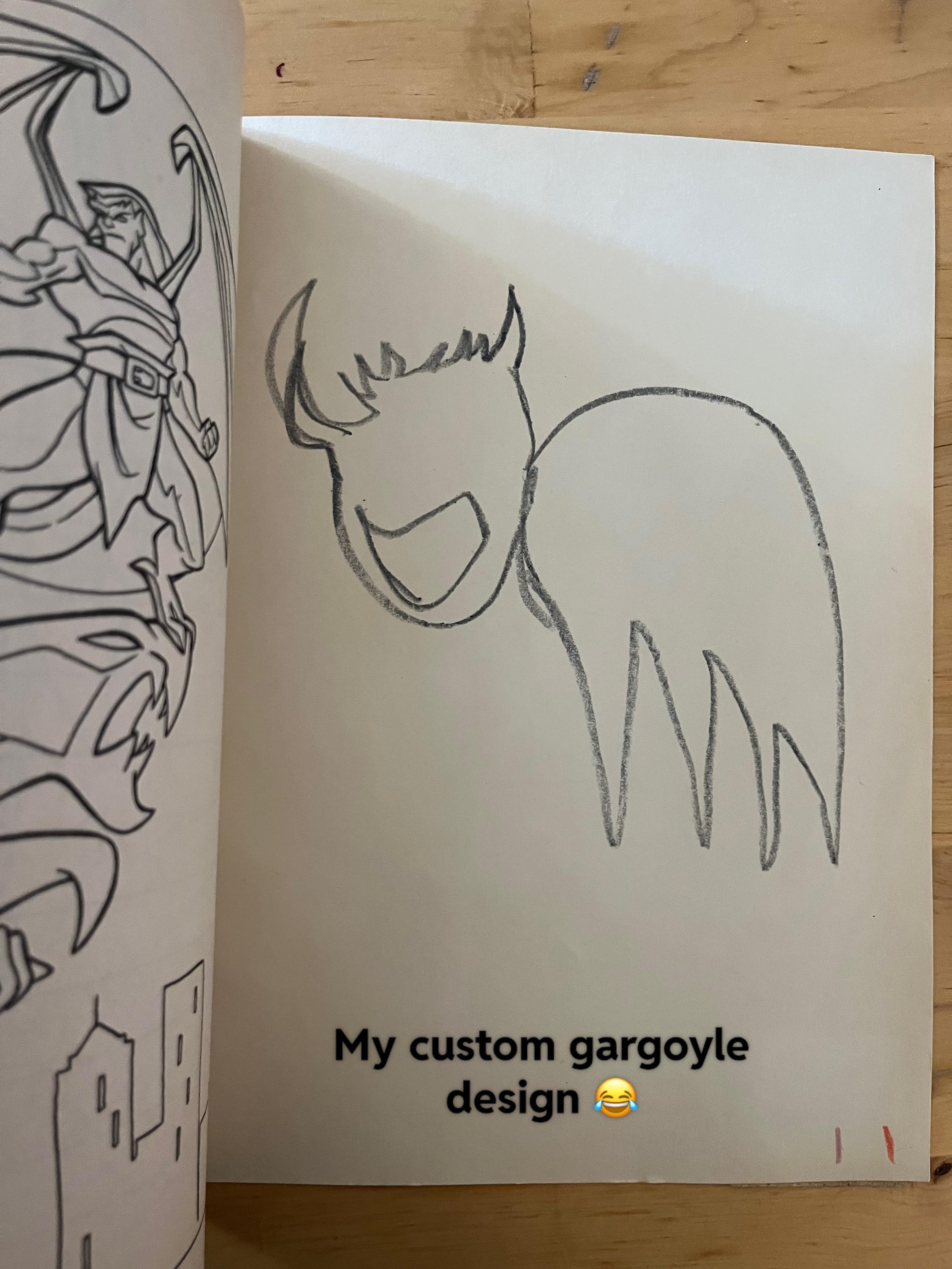 Gargoyles coloring book rgargoyles