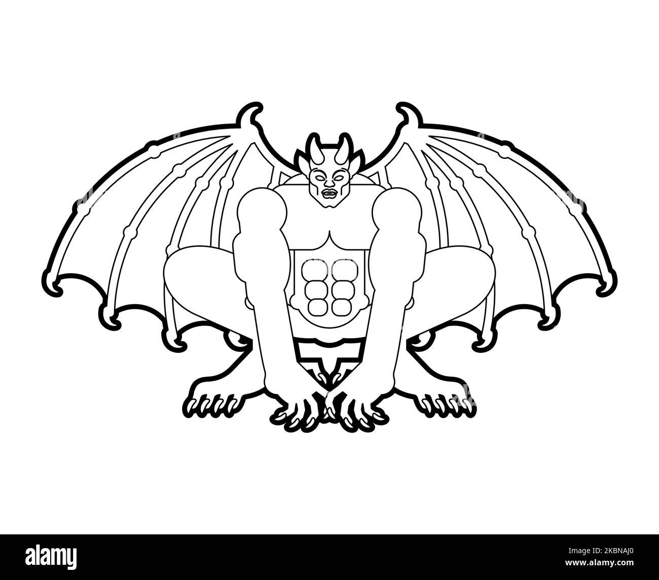 Gargoyle cut out stock images pictures