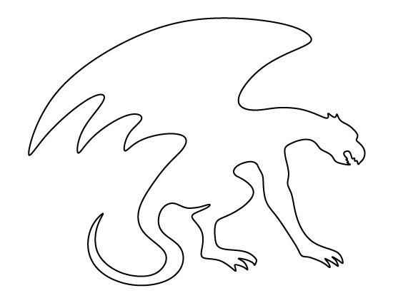 Printable gargoyle template