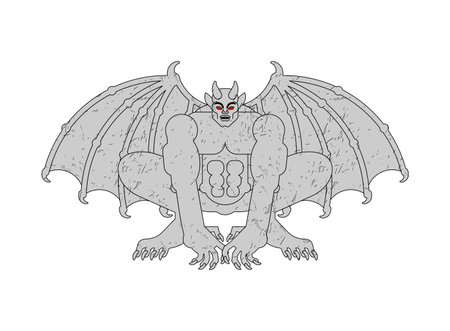 Gargoyle fear stock vector illustration and royalty free gargoyle fear clipart