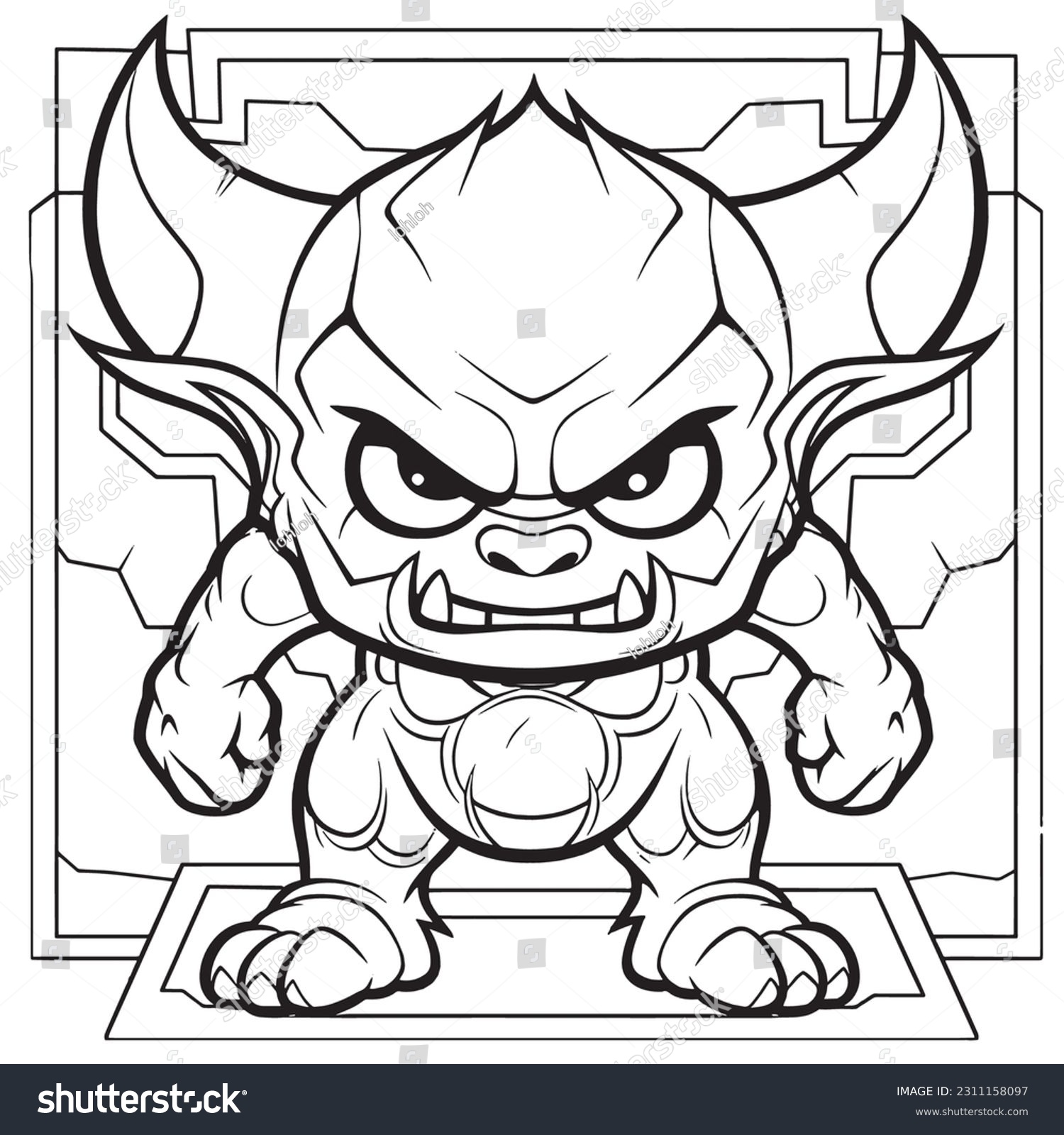 Black white coloring pages halloween kids stock vector royalty free