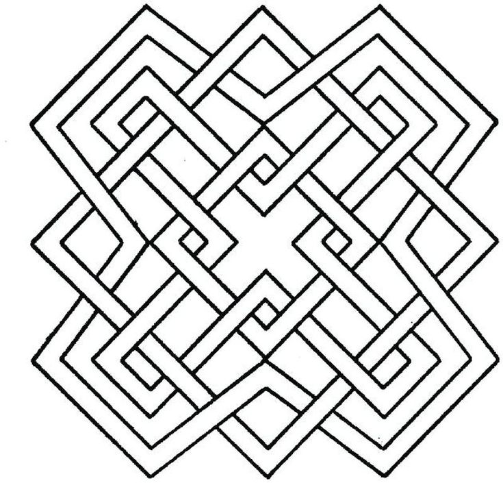 Printable geometric coloring pages pdf