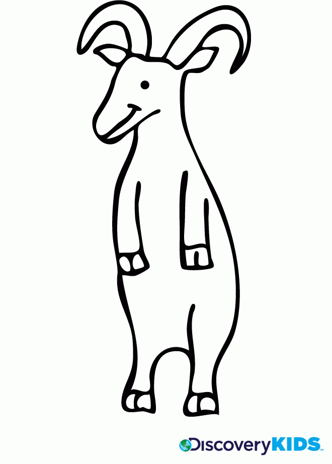 Goat coloring pages printable for free download