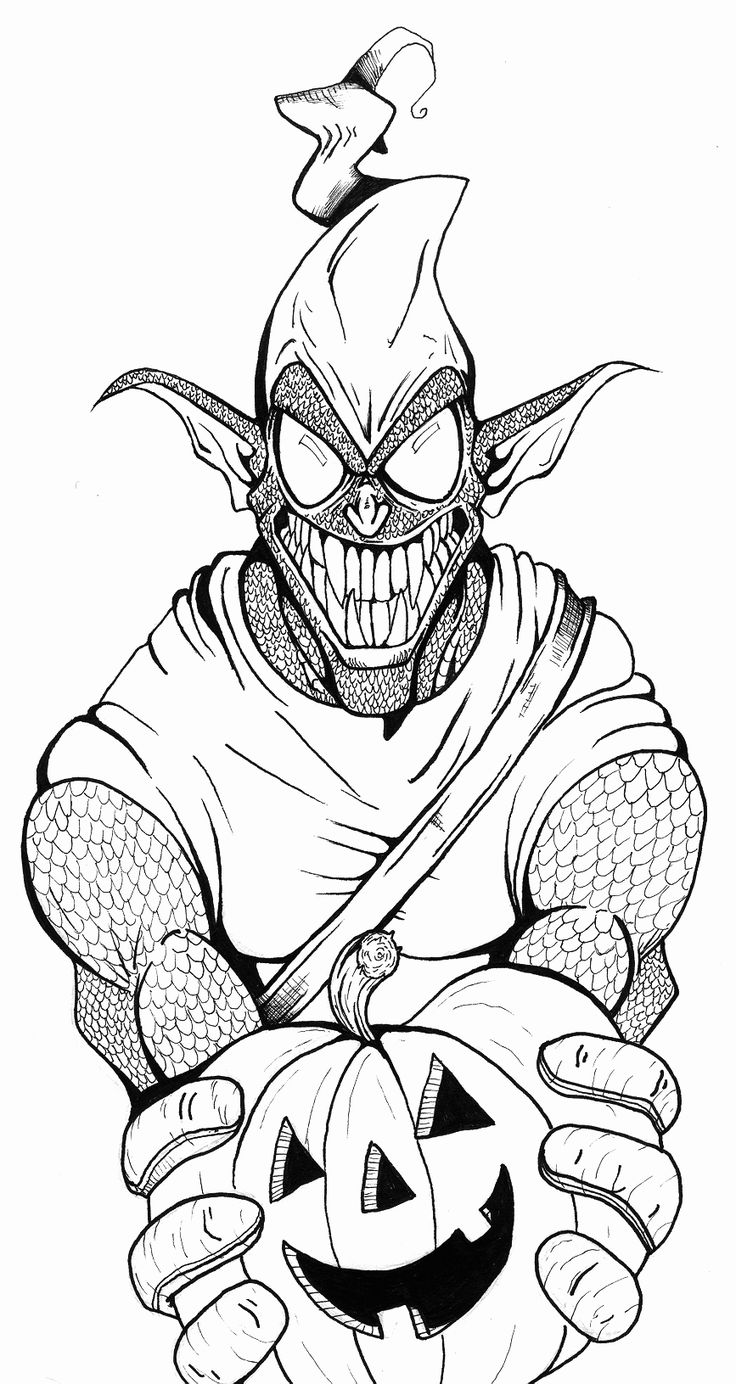 Goblin coloring pages