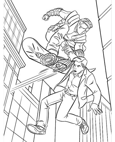 Updated spiderman coloring pages