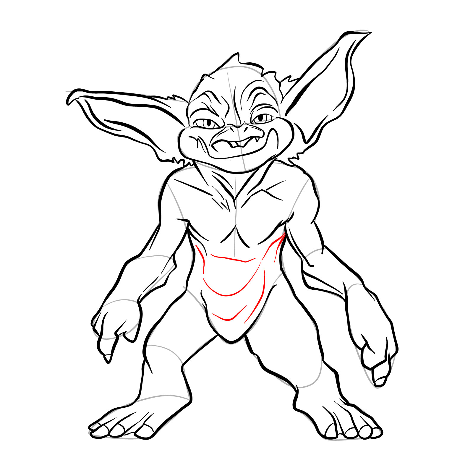 How to draw a goblin