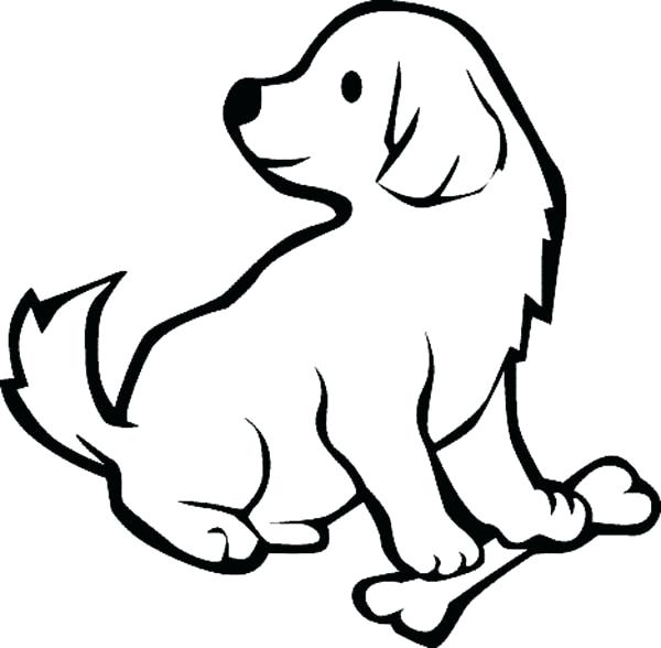 Golden retriever coloring pages