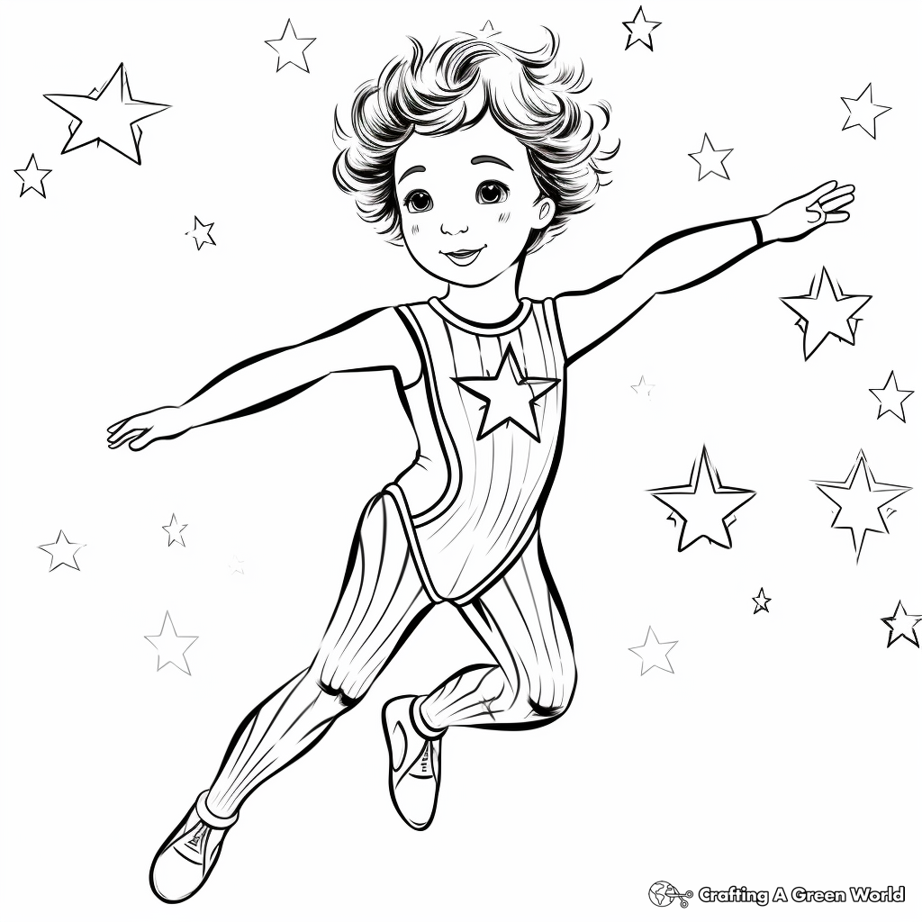 Leotard coloring pages