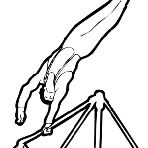 Gymnastics coloring pages printable for free download