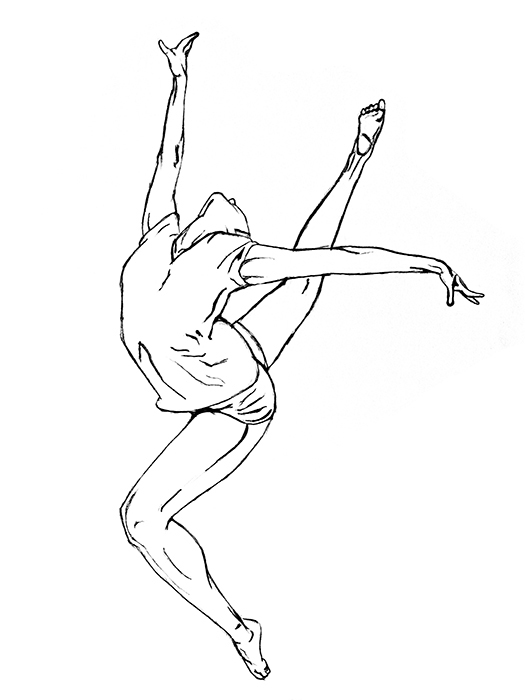 Gymnast illustration