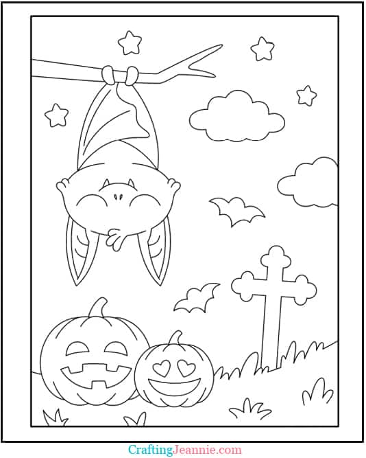 Free halloween coloring pages