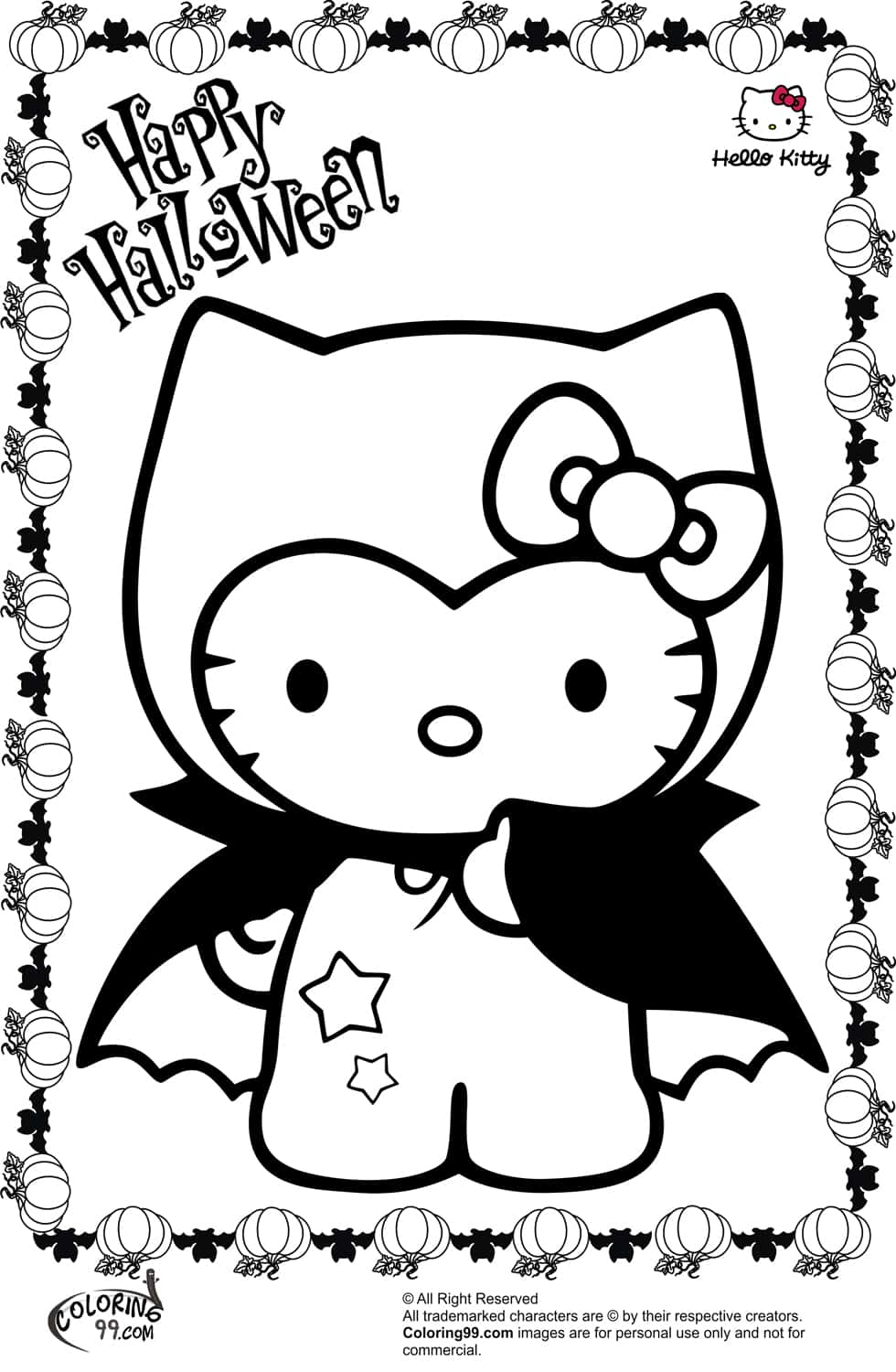 Free printable halloween coloring pages for kids