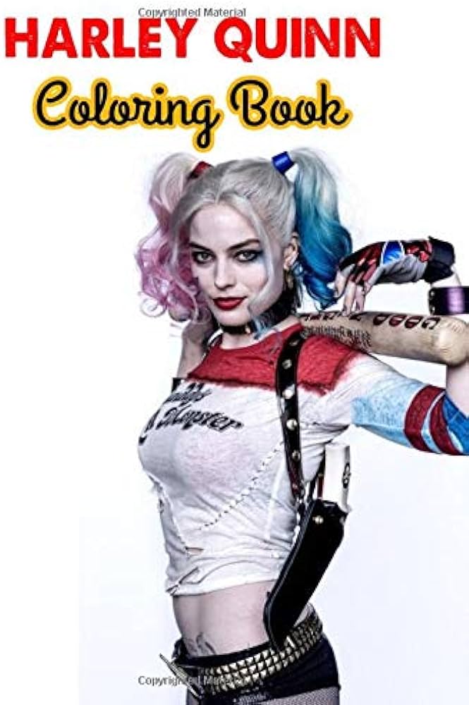 Harley quinn coloring book harley quinn and the suicide squad coloring book for adults for all fans great starter book with fun easy stress relieving and relaxing coloring pages by