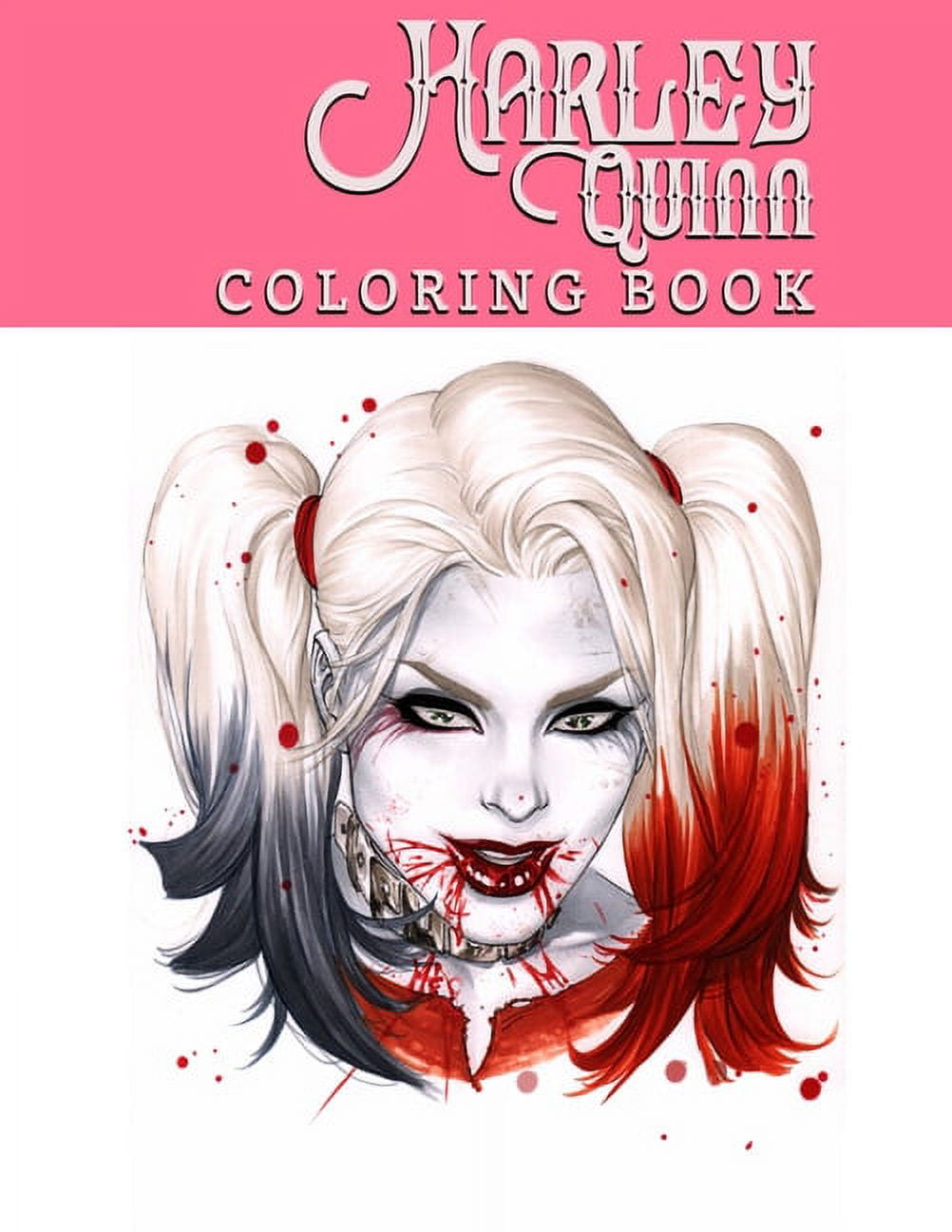 Harley quinn coloring book harley quinn coloring book for adults activity book great starter book with fun easy and relaxing coloring pages