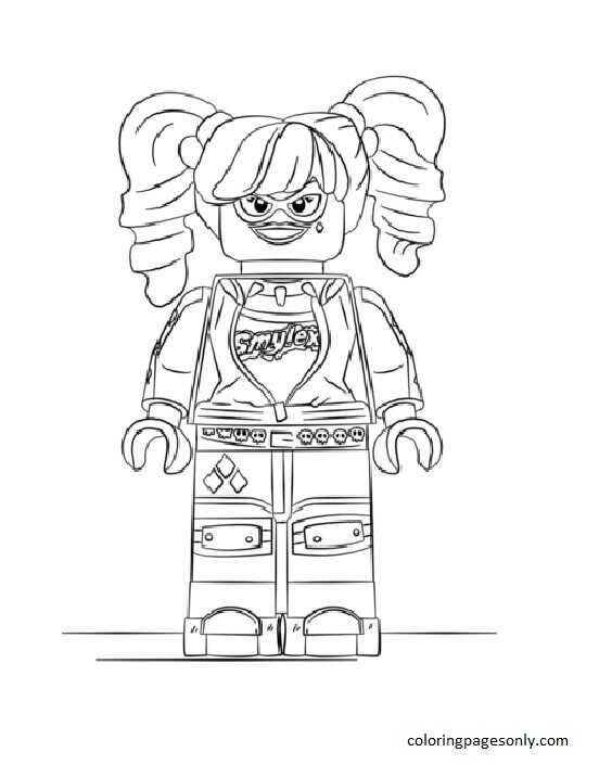 Harley quinn coloring pages