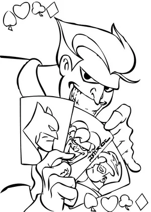 Joker coloring pages