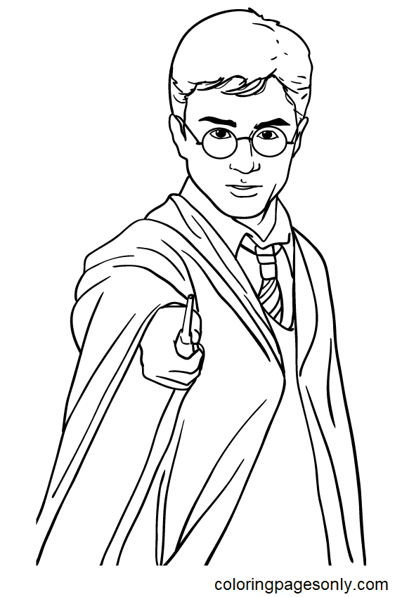 Harry potter coloring pages printable for free download