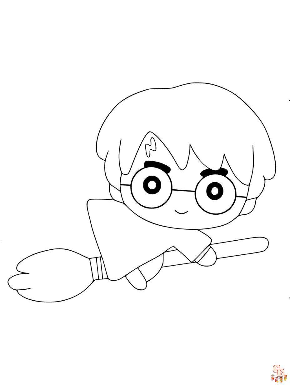 Free harry potter coloring pages for kids