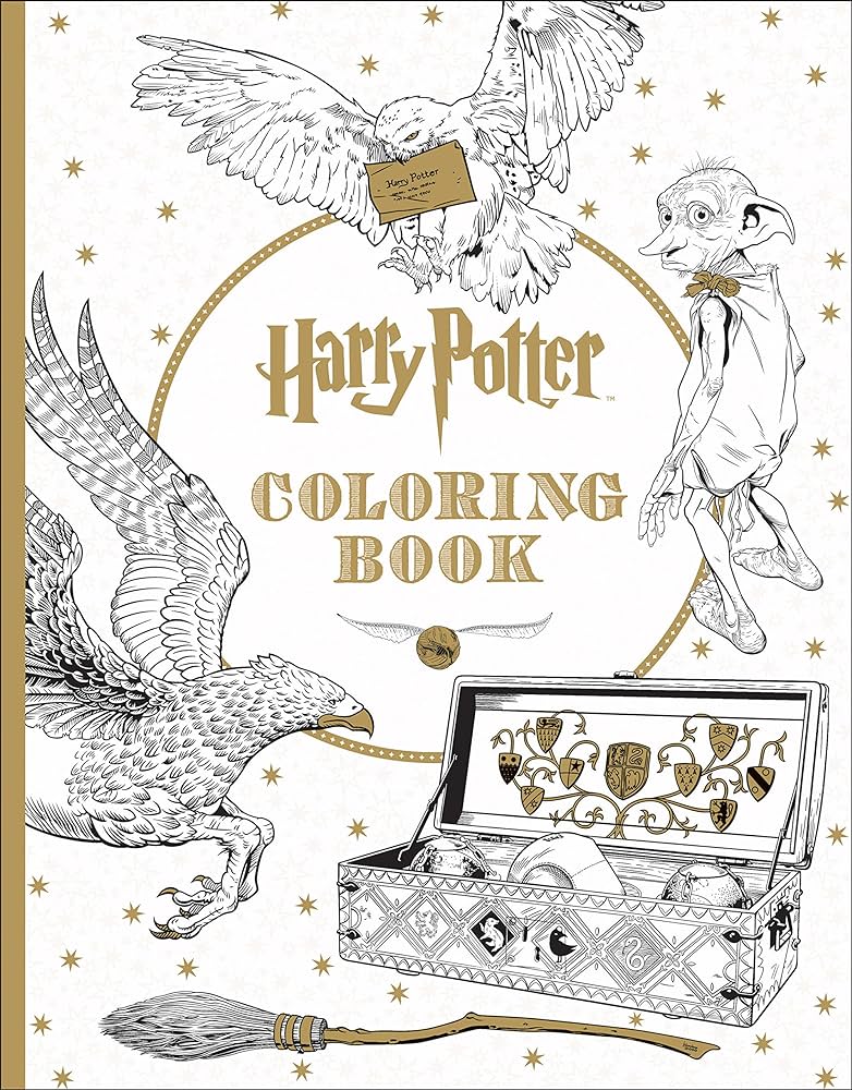 Harry potter coloring book scholastic books