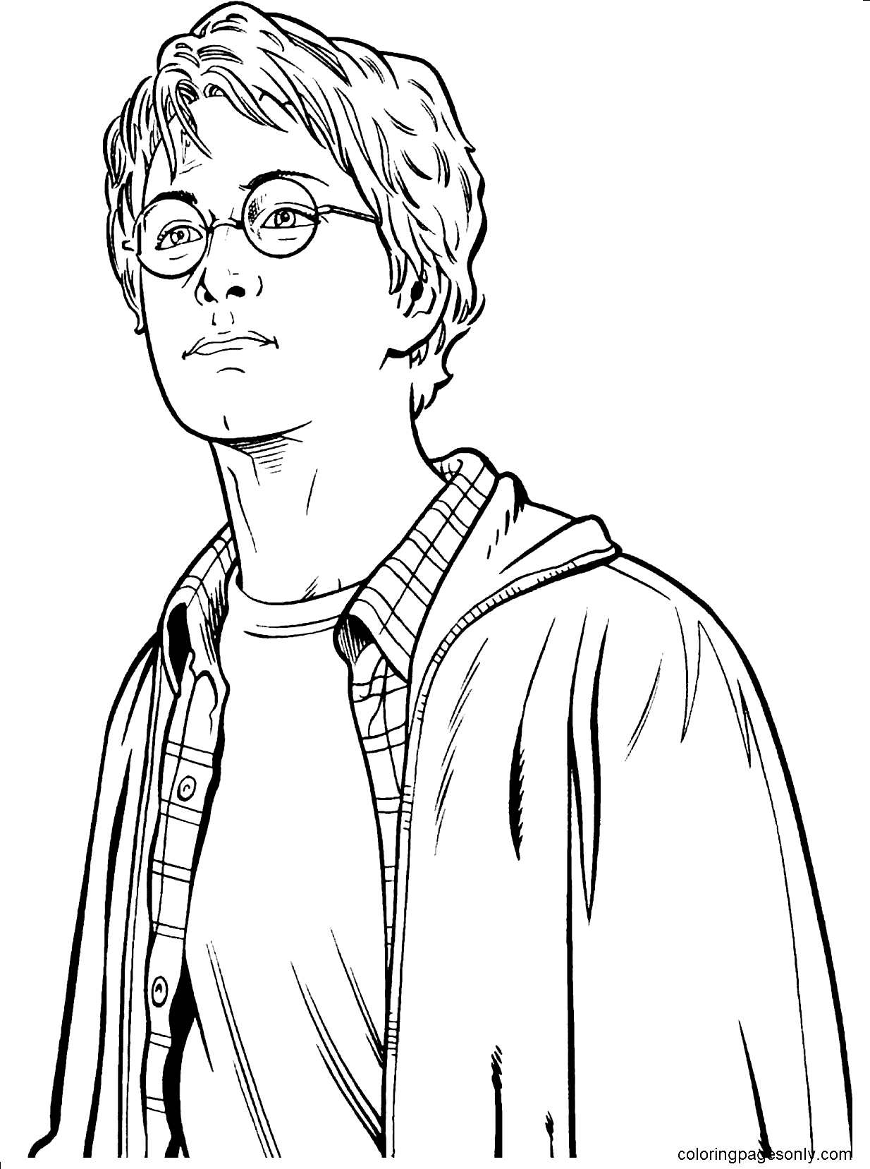 Harry potter coloring pages printable for free download