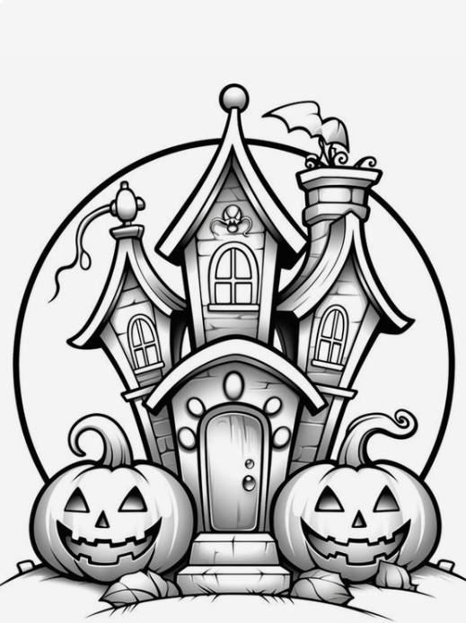 Best halloween coloring pages for kids in