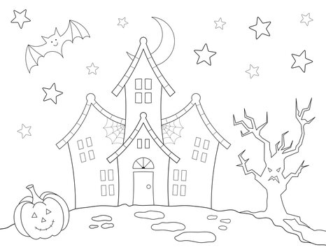 Halloween coloring sheet images â browse photos vectors and video