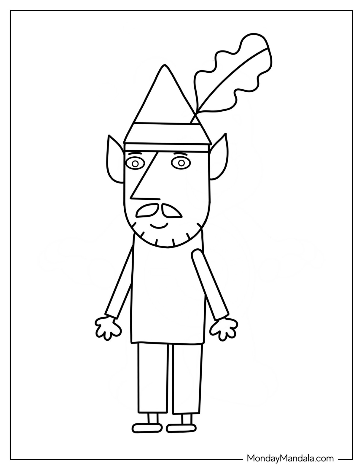 Ben and holly coloring pages free pdf printables