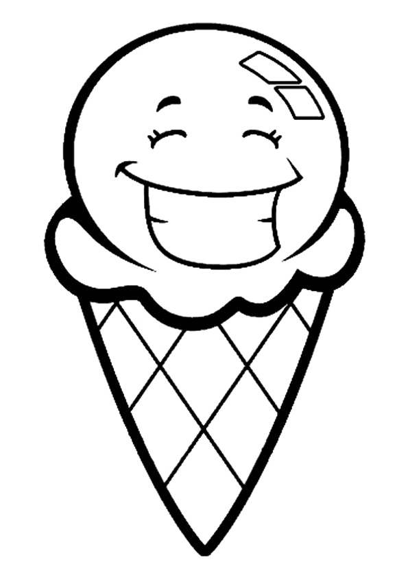 Free printable ice cream coloring pages for kids