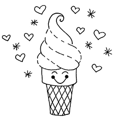 Top free printable ice cream coloring pages online