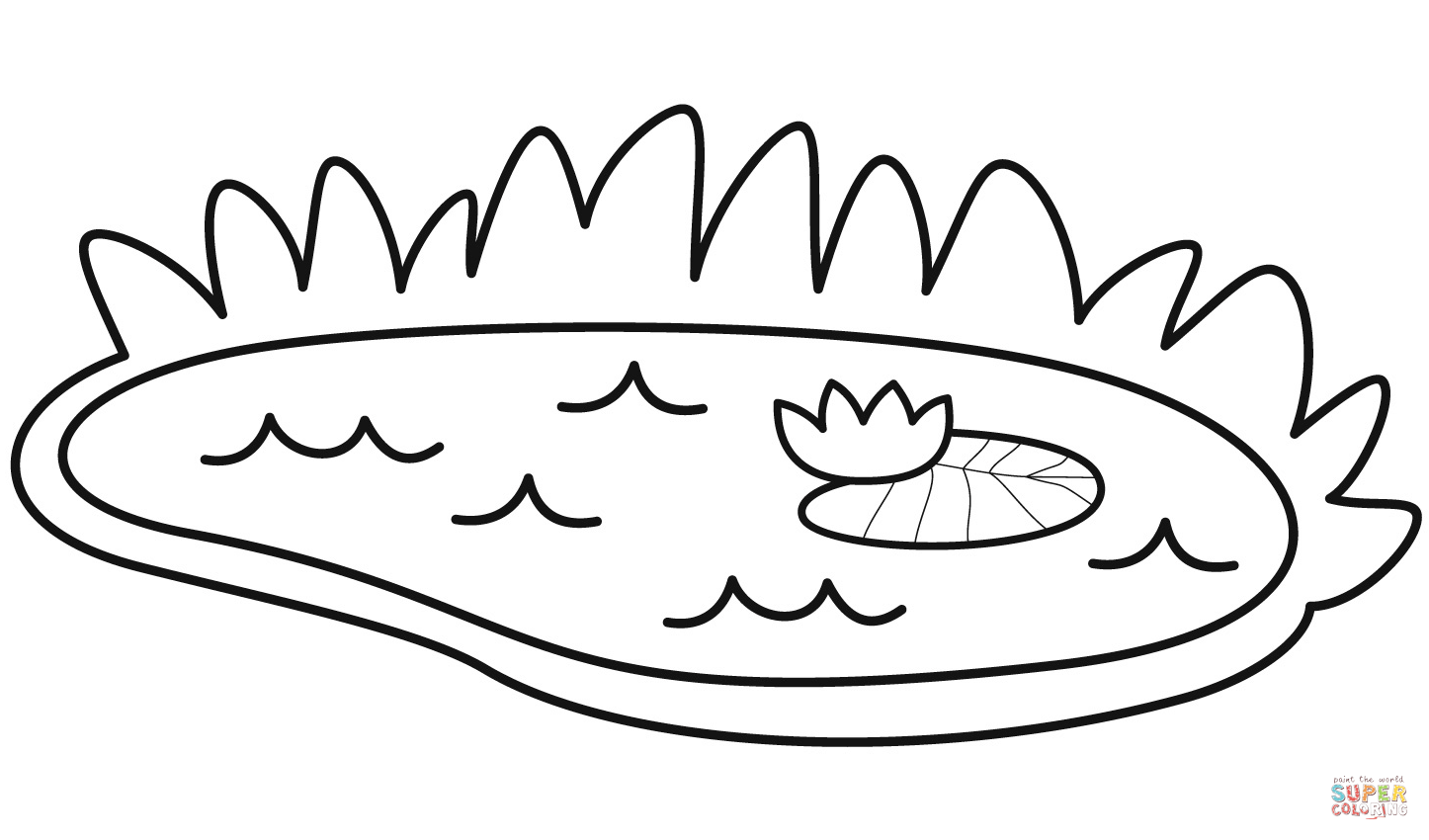 Lake coloring page free printable coloring pages