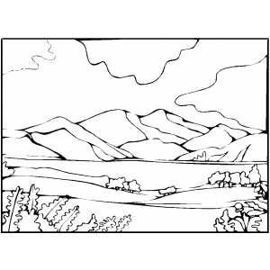 Free mountain lion coloring pages mountain and lake coloring page coloring pages black and white landscape coloring pages winter